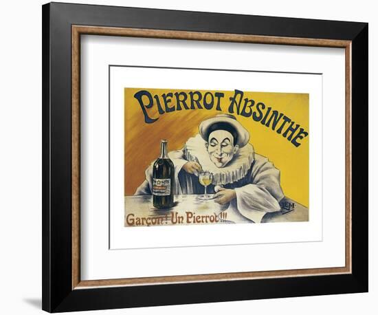 Pierrot Absinthe-null-Framed Premium Giclee Print