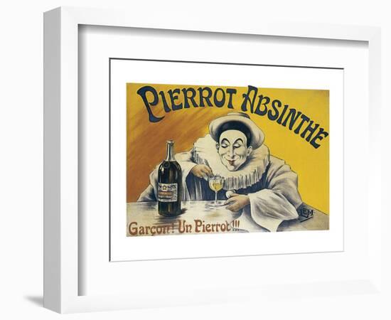 Pierrot Absinthe--Framed Premium Giclee Print