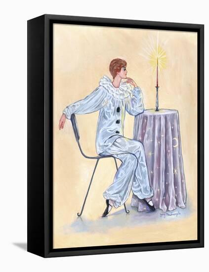 Pierrot at a Table-Judy Mastrangelo-Framed Premier Image Canvas