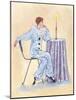 Pierrot at a Table-Judy Mastrangelo-Mounted Giclee Print