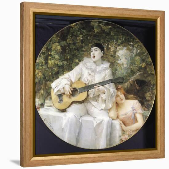 Pierrot, Colombine and Arlequin-Leon Francois Comerre-Framed Premier Image Canvas