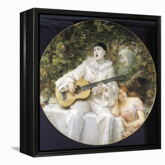 Pierrot, Colombine and Arlequin-Leon Francois Comerre-Framed Premier Image Canvas