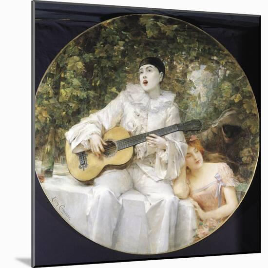 Pierrot, Colombine and Arlequin-Leon Francois Comerre-Mounted Giclee Print