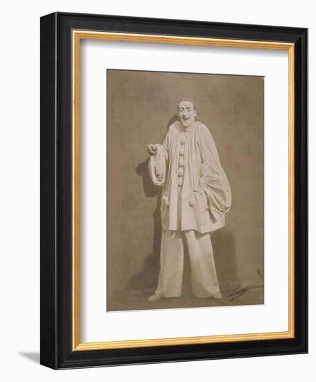 Pierrot riant-Gaspard Félix Tournachon-Framed Giclee Print