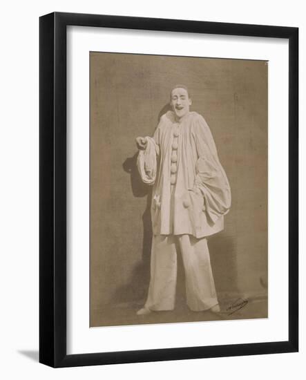 Pierrot riant-Gaspard Félix Tournachon-Framed Giclee Print