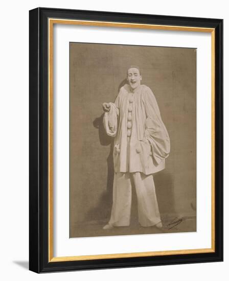 Pierrot riant-Gaspard Félix Tournachon-Framed Giclee Print