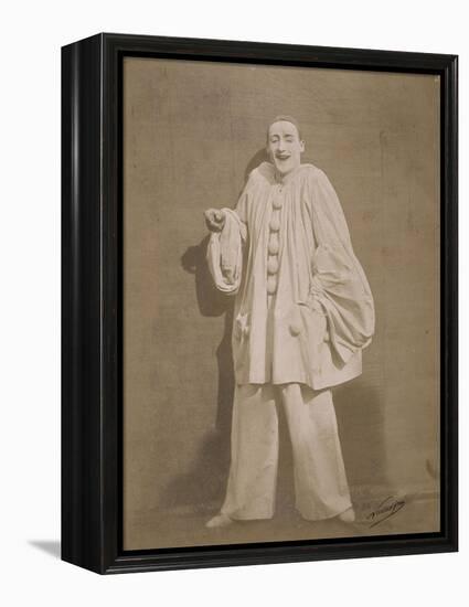 Pierrot riant-Gaspard Félix Tournachon-Framed Premier Image Canvas