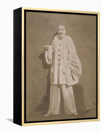 Pierrot riant-Gaspard Félix Tournachon-Framed Premier Image Canvas