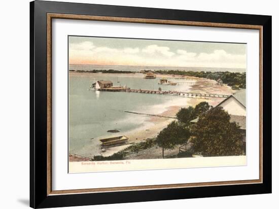 Piers, Sarasota, Florida-null-Framed Art Print