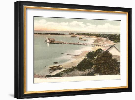 Piers, Sarasota, Florida-null-Framed Art Print