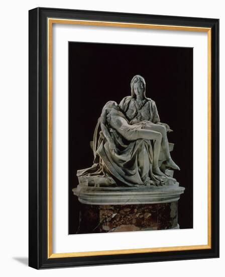 Piet�1496 Marble Sculpture, Saint Peter's, Rome-Michelangelo Buonarroti-Framed Photographic Print