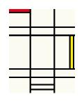 Composition in White and Blue-Piet Mondrian-Serigraph