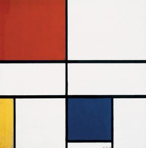 Composition C (no.III), with Red, Yellow and Blue, 1935 by Piet Mondrian