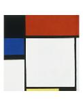 Composition avec jaune et rouge, 1938-Piet Mondrian-Premium Giclee Print