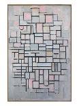 Composition with Grid 2, 1915-Piet Mondrian-Framed Art Print