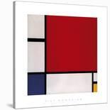 Composition B (No.II) with Red-Piet Mondrian-Giclee Print