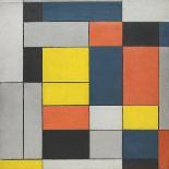 Composition in Oval with Color Planes 1, 1914-Piet Mondrian-Art Print