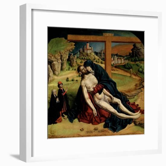 Pietà, 1465-1470-Fernando Gallego-Framed Giclee Print