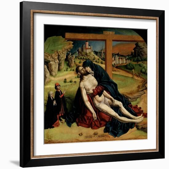 Pietà, 1465-1470-Fernando Gallego-Framed Giclee Print