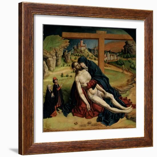 Pietà, 1465-1470-Fernando Gallego-Framed Giclee Print