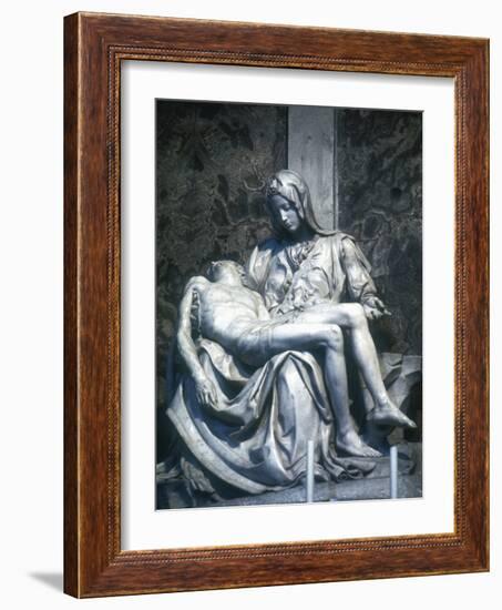 Pieta, 1498-1500-Michelangelo Buonarroti-Framed Photographic Print