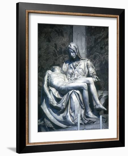 Pieta, 1498-1500-Michelangelo Buonarroti-Framed Photographic Print