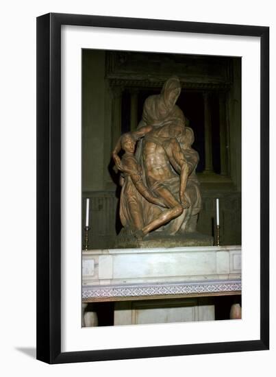 Pieta, 16th century-Michelangelo Buonarroti-Framed Giclee Print