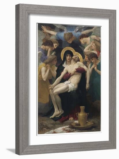 Pieta, 1876-William Adolphe Bouguereau-Framed Giclee Print