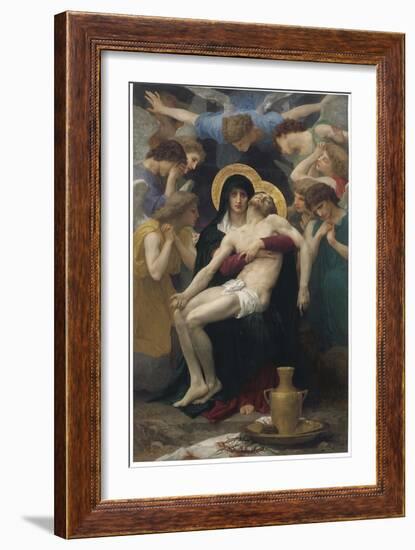 Pieta, 1876-William Adolphe Bouguereau-Framed Giclee Print