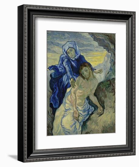 Pieta, 1890-Vincent van Gogh-Framed Giclee Print