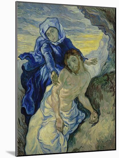 Pieta, 1890-Vincent van Gogh-Mounted Giclee Print