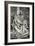 Pieta by Michelangelo Buonarroti, black and white photo-Michelangelo Buonarroti-Framed Giclee Print