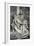 Pieta by Michelangelo Buonarroti, black and white photo-Michelangelo Buonarroti-Framed Giclee Print