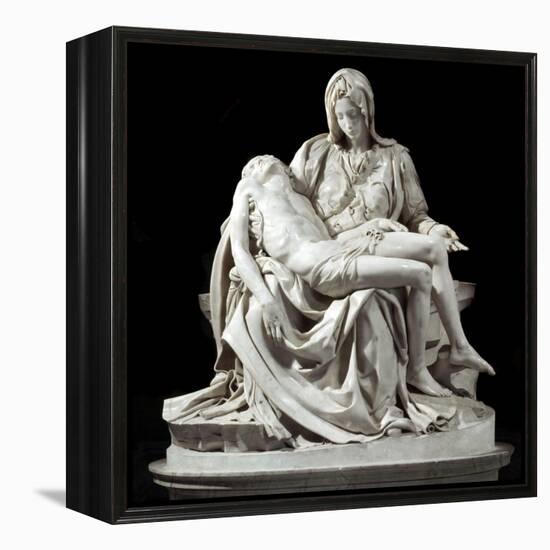 Pieta by Michelangelo Buonarroti-null-Framed Premier Image Canvas