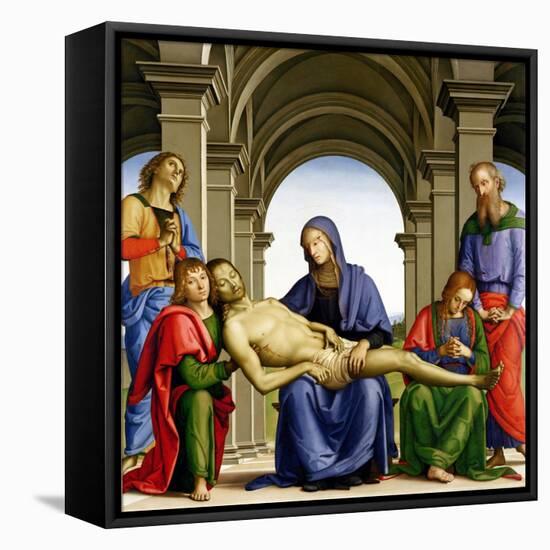 Pieta, c.1494-95-Pietro Perugino-Framed Premier Image Canvas