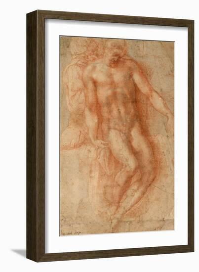 Pieta, c.1530-36-Michelangelo Buonarroti-Framed Giclee Print