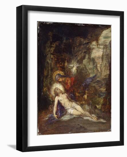 Pietà, C. 1876-Gustave Moreau-Framed Giclee Print