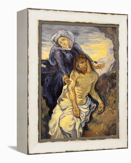 Pieta, C.1890-Vincent van Gogh-Framed Premier Image Canvas