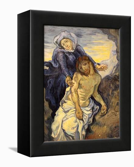 Pieta, C.1890-Vincent van Gogh-Framed Premier Image Canvas