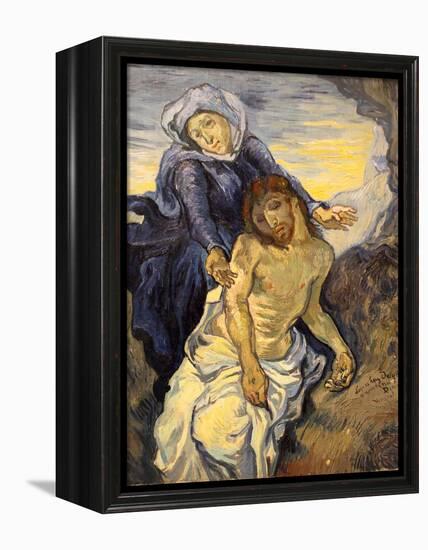Pieta, C.1890-Vincent van Gogh-Framed Premier Image Canvas