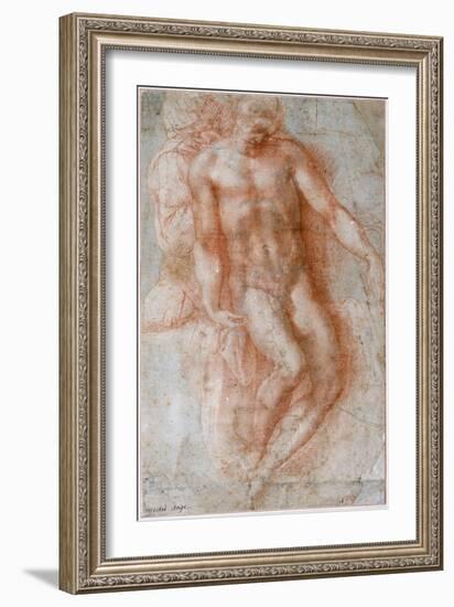 Pietà, Ca 1530-1536-Michelangelo Buonarroti-Framed Giclee Print