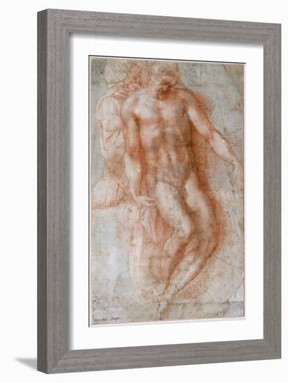 Pietà, Ca 1530-1536-Michelangelo Buonarroti-Framed Giclee Print