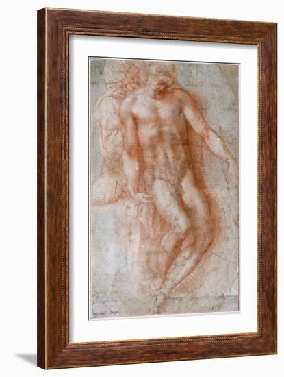 Pietà, Ca 1530-1536-Michelangelo Buonarroti-Framed Giclee Print