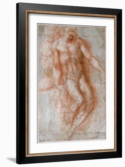 Pietà, Ca 1530-1536-Michelangelo Buonarroti-Framed Giclee Print