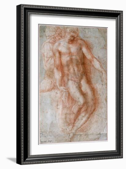 Pietà, Ca 1530-1536-Michelangelo Buonarroti-Framed Giclee Print