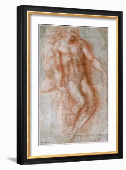 Pietà, Ca 1530-1536-Michelangelo Buonarroti-Framed Giclee Print