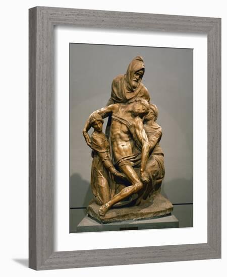 Pieta, circa 1550-Michelangelo Buonarroti-Framed Giclee Print