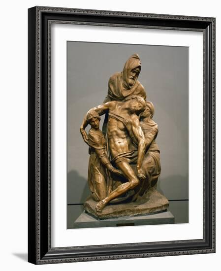 Pieta, circa 1550-Michelangelo Buonarroti-Framed Giclee Print