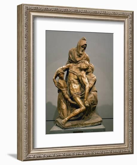 Pieta, circa 1550-Michelangelo Buonarroti-Framed Giclee Print