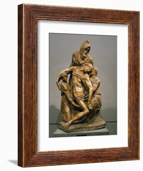 Pieta, circa 1550-Michelangelo Buonarroti-Framed Giclee Print